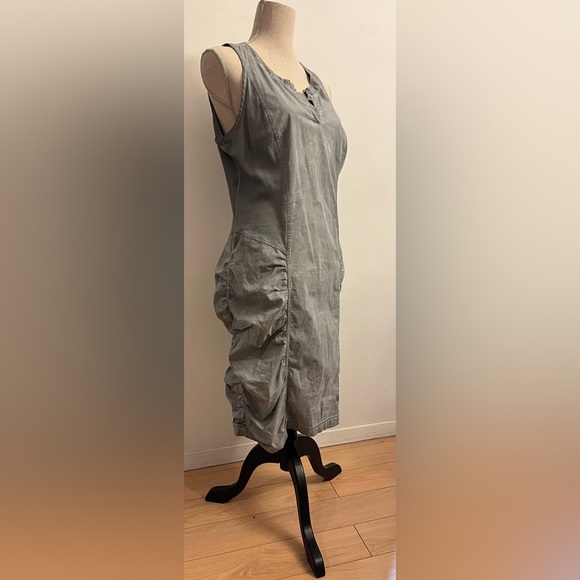 XCVI Dress | Grey Ruched Medium - Picture 2 of 6
